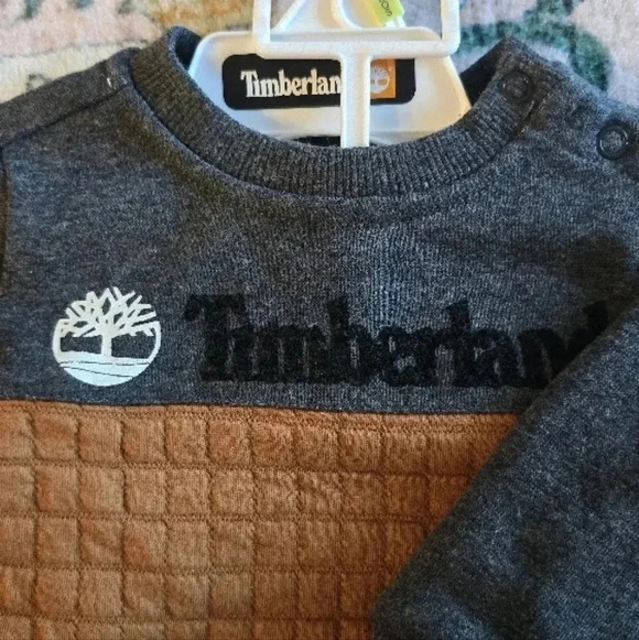 Timberland Kids Matching Set - Gray and Orange - Picture 3 of 3